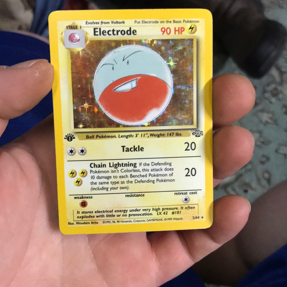 Holographic first edition jungle electrode